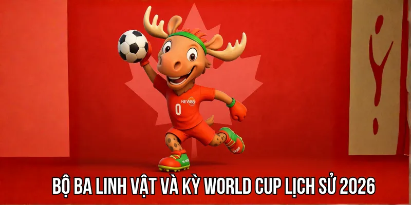 Bộ ba linh vật và kỳ World Cup lịch sử 2026